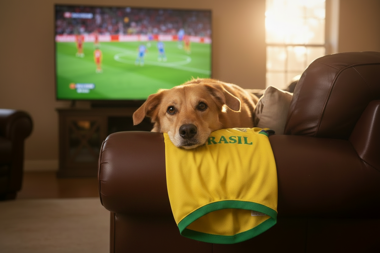 Brasil Pet Football Jersey