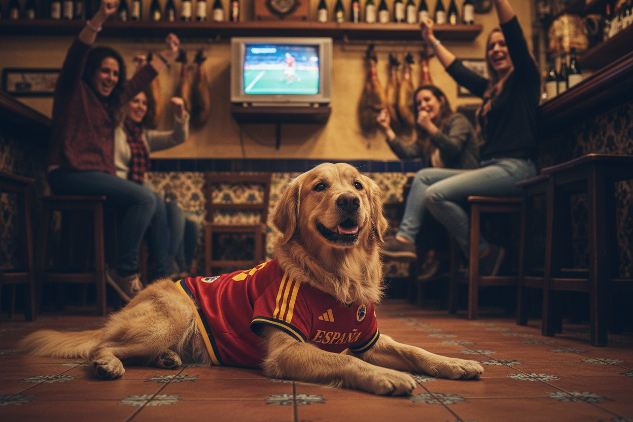 Spain Pet Football Jersey